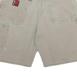 WRANGLER Mens Shorts Beige Casual L W32 Cotton Blend Utility Workwear Relaxed