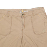 CARHARTT Womens Shorts Beige Casual Relaxed Fit L W36 Cotton Blend