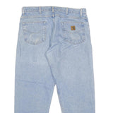 CARHARTT Mens Jeans Blue Relaxed Straight Denim Light W38 L30 Classic Workwear