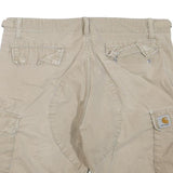 CARHARTT Mens Shorts Beige Casual Cargo M W36 Durable Cotton Blend Workwear