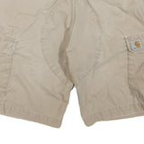 CARHARTT Mens Shorts Beige Casual Cargo M W36 Durable Cotton Blend Workwear