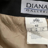 Diana Gallesi Midi Skirt - 27W UK 8 Beige Cotton Blend
