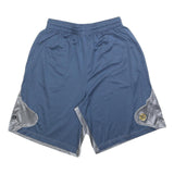 AIR JORDAN Mens Blue & Silver Casual Polyester Shorts XL W32 Basketball Sports