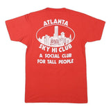 HANES Mens Red Graphic T-Shirt M Short Sleeve Crew Neck Tall People Club