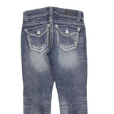 DAY TRIP Womens Regular Blue Denim Stone Wash Jeans W30 L25 Stylish Faded Design