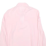 MAJE Womens Pink Shirt Long Sleeve Button Neck S Lightweight Elegant