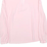 MAJE Womens Pink Shirt Long Sleeve Button Neck S Lightweight Elegant