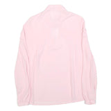 MAJE Womens Pink Shirt Long Sleeve Button Neck S Lightweight Elegant