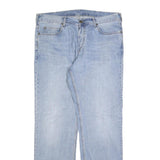 CARHARTT Mens Jeans Light Blue Regular Straight Denim W36 L34 Classic Cotton