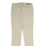 LEVI'S Womens Cotton Blend Beige Slim Skinny Trousers W28 L31 Stylish Zip