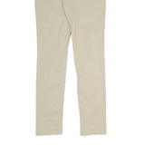 LEVI'S Womens Cotton Blend Beige Slim Skinny Trousers W28 L31 Stylish Zip