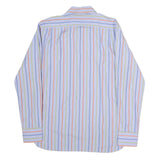 GAP Mens Blue Green & Orange Stripe Shirt S Cotton Blend Casual Smart