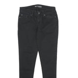 LEVI'S Legging Womens Jeans Black Slim Skinny Denim W29 L32 Stretch Zip