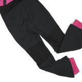 O'NEILL Womens Black & Pink Dungarees Relaxed Polyester Blend XS W32 L33 Ski