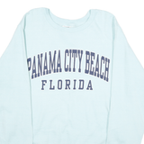 PACIFIC CO Mens Blue Panama City Beach Florida Crew Neck XL Cotton Blend
