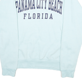 PACIFIC CO Mens Blue Panama City Beach Florida Crew Neck XL Cotton Blend