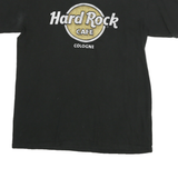 HARD ROCK CAFE Mens Black Cologne Graphic T-Shirt M Short Sleeve Crew Neck