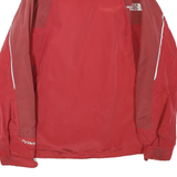 THE NORTH FACE Womens Red & Beige Outdoor Jacket M Polyester Blend Woven Zip