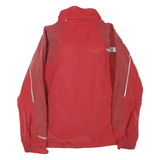 THE NORTH FACE Womens Red & Beige Outdoor Jacket M Polyester Blend Woven Zip