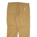 CARHARTT Mens Cotton Blend Beige Relaxed Straight Trousers W38 L32 Workwear