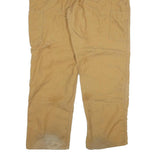 CARHARTT Mens Cotton Blend Beige Relaxed Straight Trousers W38 L32 Workwear