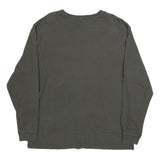 CARHARTT Mens Black Long Sleeve Crew Neck Pocket Logo L Cotton Blend T-Shirt