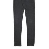 LEVI'S Womens Jeans Black Slim Skinny Denim Medium W25 L30 Zip Cotton Blend