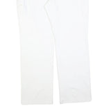 ENGELBERT STRAUSS Womens Joggers White L W34 L32 Relaxed Straight Fit