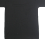 Mens Black Graphic T-Shirt M Short Sleeve Crew Neck Cotton Heritage Print