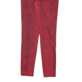 GUESS Womens Jeans Red Slim Skinny Denim W26 L29 Zip Cotton Blend Stylish