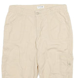 ST JOHN'S BAY Womens Shorts Beige Casual Cargo UK 10 W32 Cotton Blend