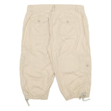 ST JOHN'S BAY Womens Shorts Beige Casual Cargo UK 10 W32 Cotton Blend