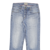 CHARLES VOGELE Mens Jeans Blue Regular Straight Denim Light W34 L30 Casual Zip