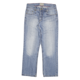 CHARLES VOGELE Mens Jeans Blue Regular Straight Denim Light W34 L30 Casual Zip