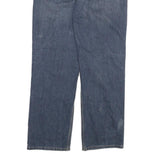 CARHARTT Mens Jeans Blue Regular Straight Denim W36 L32 Workwear Zip Closure