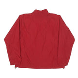 ANTIGUA Mens Red Allstargame Jacket L Polyester Blend Plain Zip Lightweight