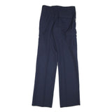 NAUTI LINE Womens Polyester Blend Navy Regular Straight Trousers W28 L34 Cargo