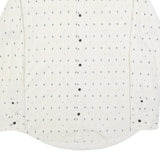 ONLY & SONS Mens White & Black Cotton Blend Shirt XL Casual Shirt Button Collar