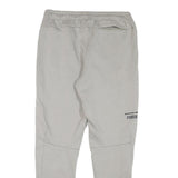 PUMA Mens Joggers Grey Cotton Blend Regular Fit Tapered Leg Size M W32 L28