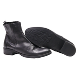 GEOX Ankle Boots Black Leather Womens UK 3