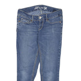 SEVEN7 Womens Slim Blue Denim Jeans W30 L25 Stylish Comfort Zip Closure