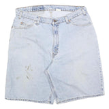 LEVI'S Mens Denim Blue Casual Shorts XL W38 Cotton Blend Relaxed Fit