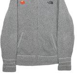 THE NORTH FACE Womens Grey Jacket M Polyester Plain Zip Outdoor Casual Warm