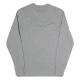 VANS Mens Grey Crew Neck XS Cotton Blend Sweatshirt Logo Patch Casual