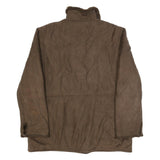 FITZWRIGHT Womens Brown Acrylic Button Jacket XL Faux Fur Collar Classic Coat