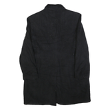 LAUREN RALPH LAUREN Womens Black Wool Button Jacket S Classic Tailored Blazer