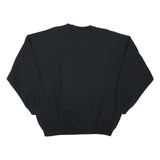 GILDAN Mens Black Orlando Crew Neck 2XL Cotton Blend Casual Sweatshirt