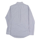 RALPH LAUREN Mens Blue Check Shirt M Cotton Button-Down Collar Long Sleeve