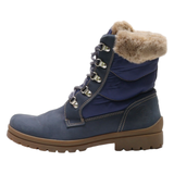 PAMAMA JACK Lace-Up Boots Blue Synthetic Womens UK 7