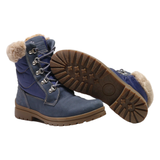 PAMAMA JACK Lace-Up Boots Blue Synthetic Womens UK 7